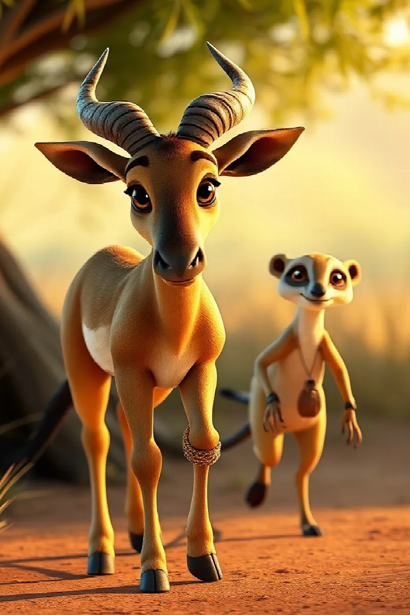 Picture 3 from the tale The Little Hartebeest