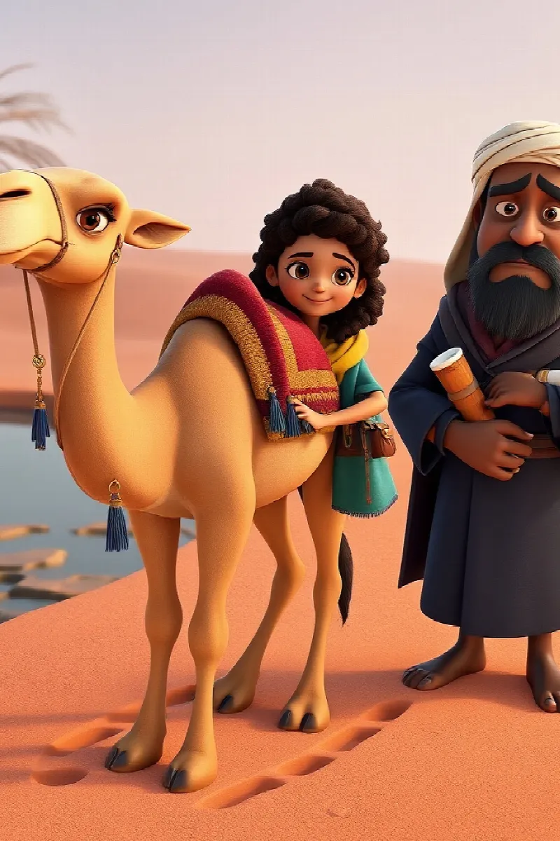 Picture 3 from the tale The Camel's Compass