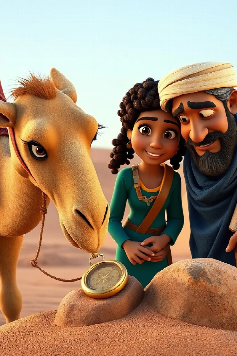 Picture 4 from the tale The Camel's Compass