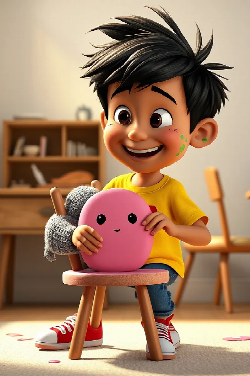 Picture 3 from the tale The Enchanted Paint Bucket