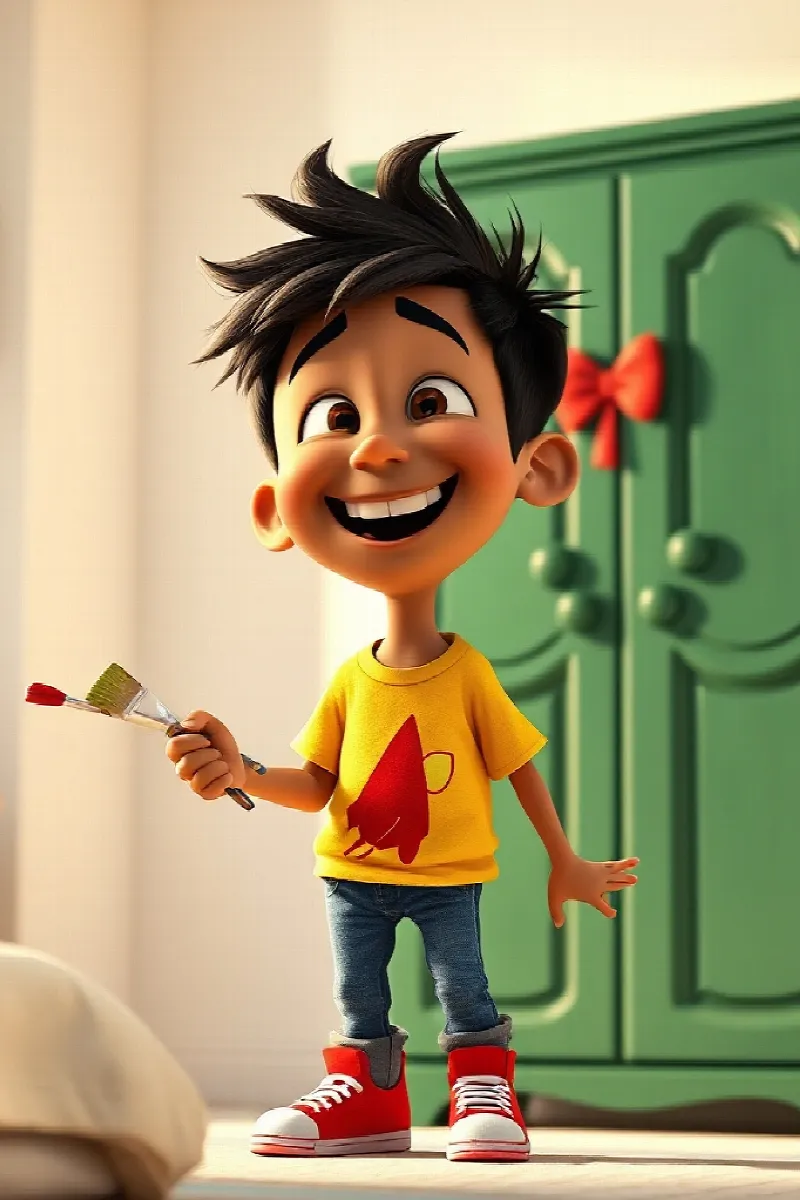 Picture 4 from the tale The Enchanted Paint Bucket