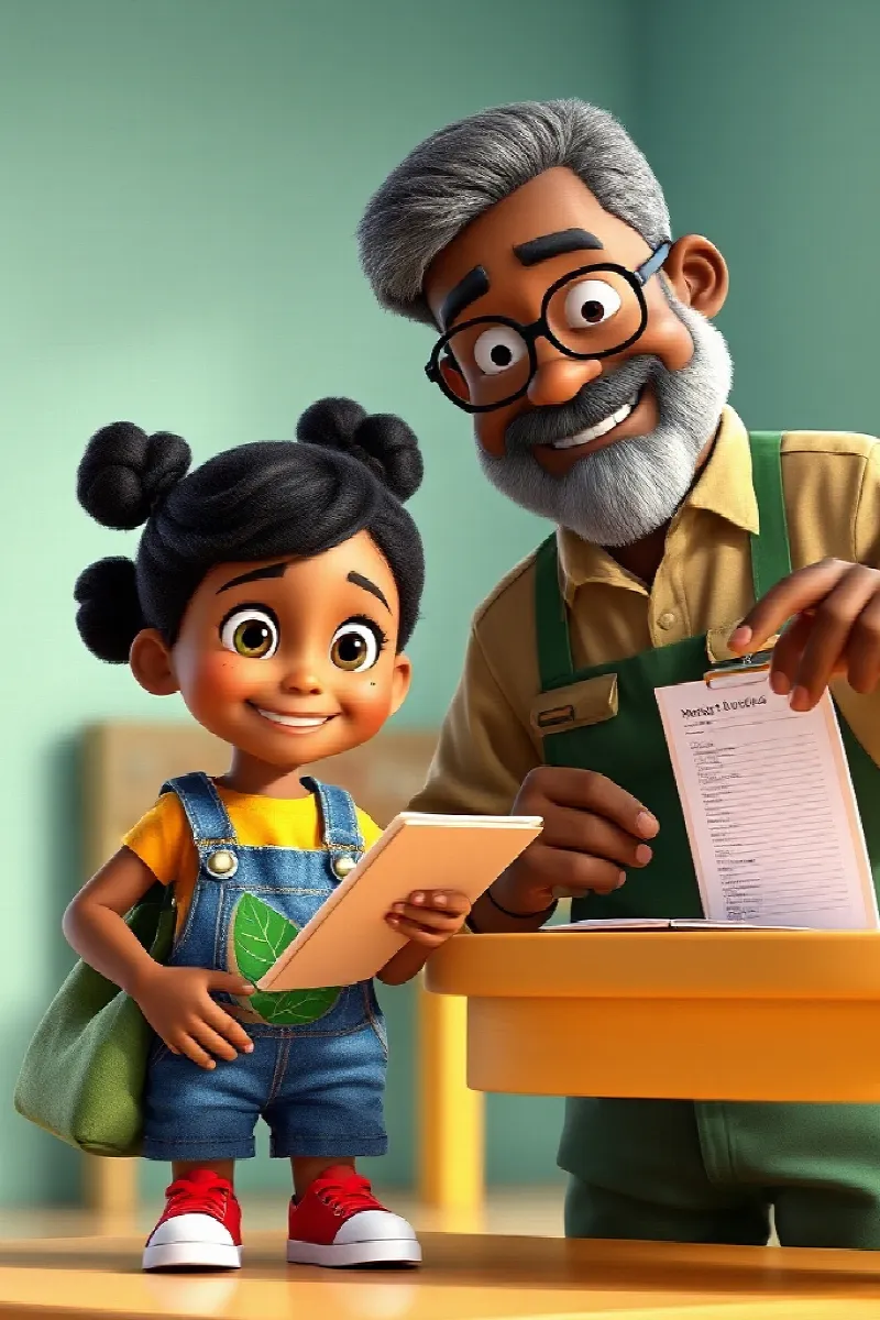 Picture 4 from the tale The Girl and the Rescue Tortoise