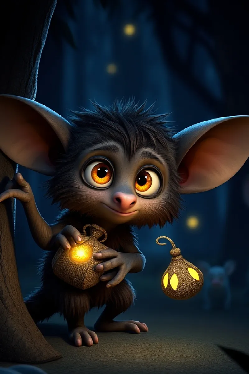Picture 2 from the tale The Little Aye-Aye