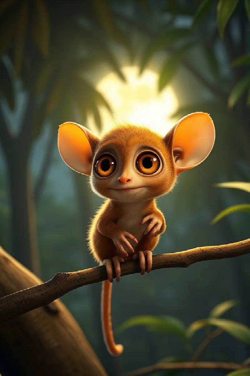 Picture 1 from the tale The Little Tarsier