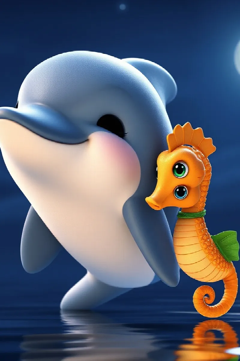 Picture 3 from the tale The Moonlit Lagoon