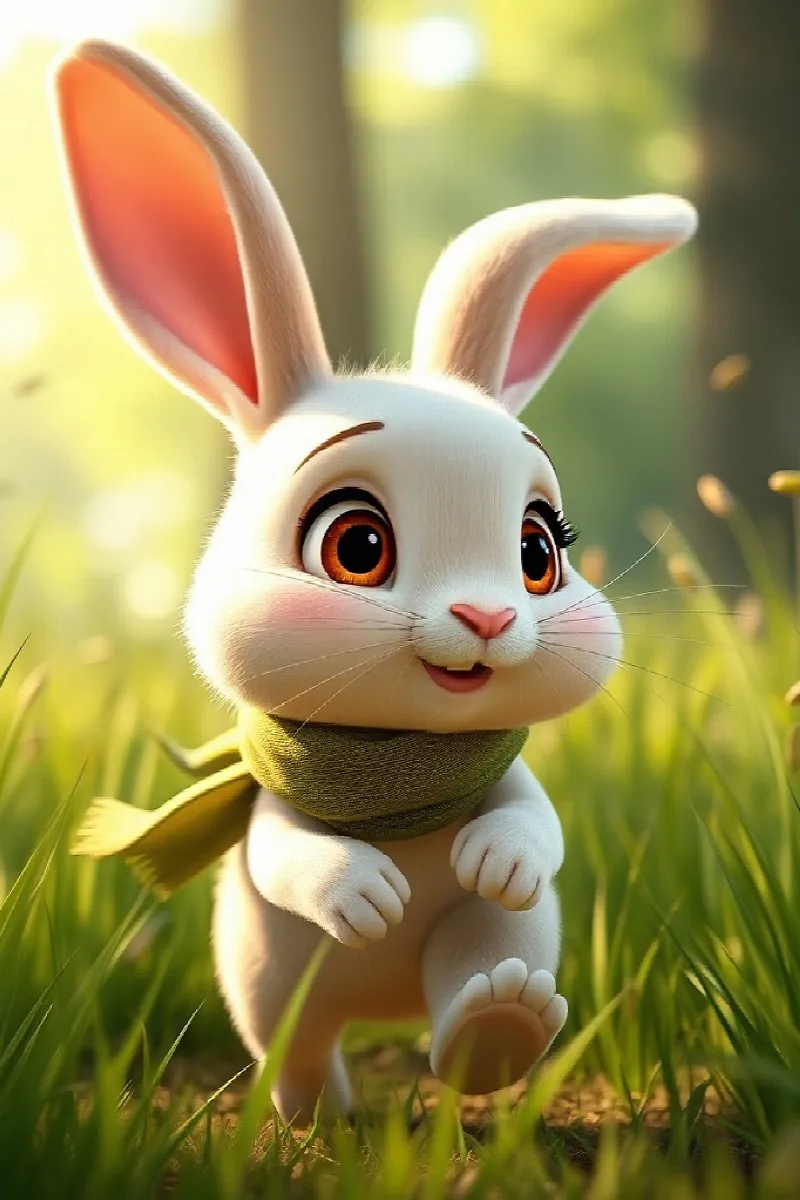 Picture 1 from the tale The Rabbit's Secret Song