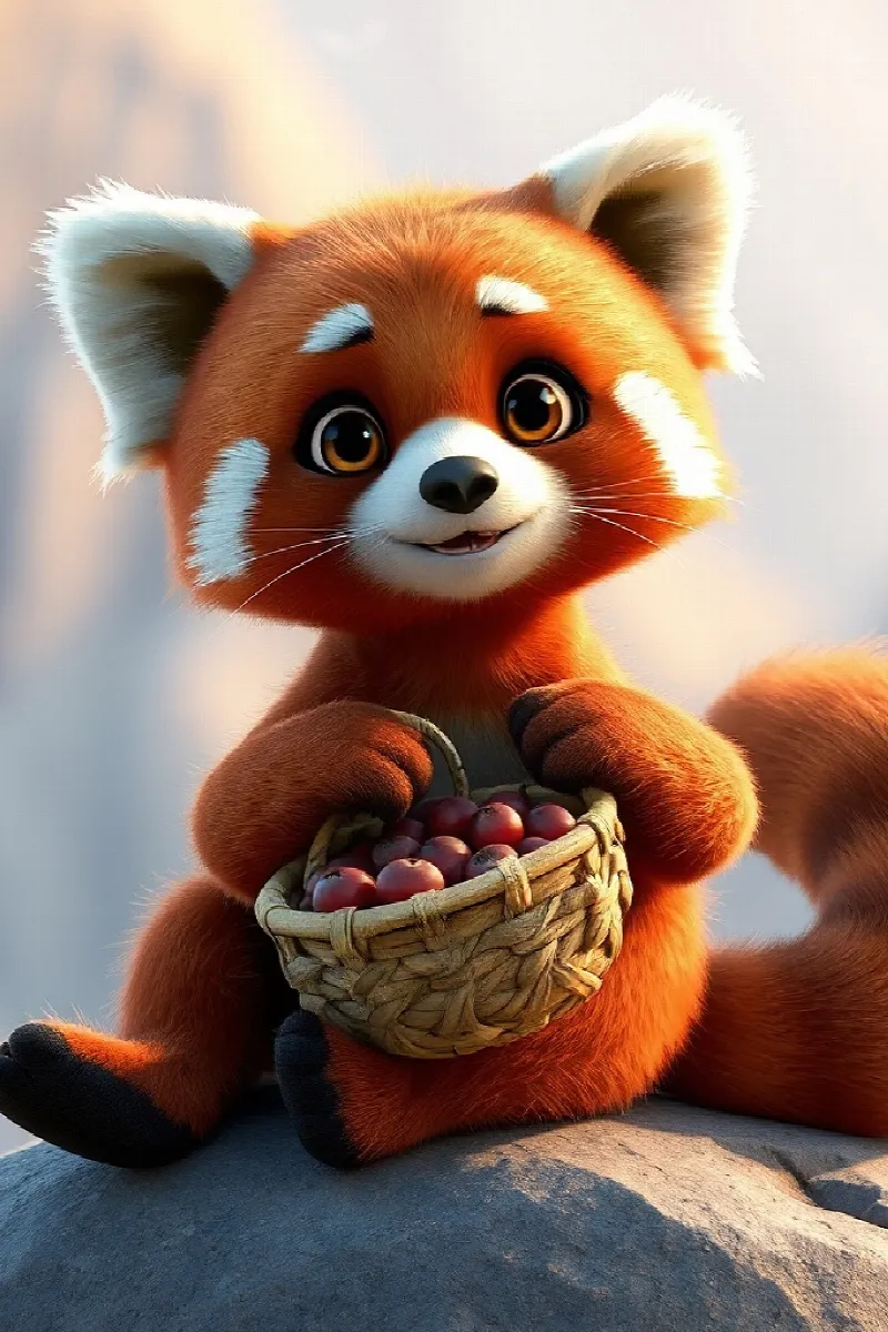 Picture 2 from the tale The Red Panda's New Neighbor