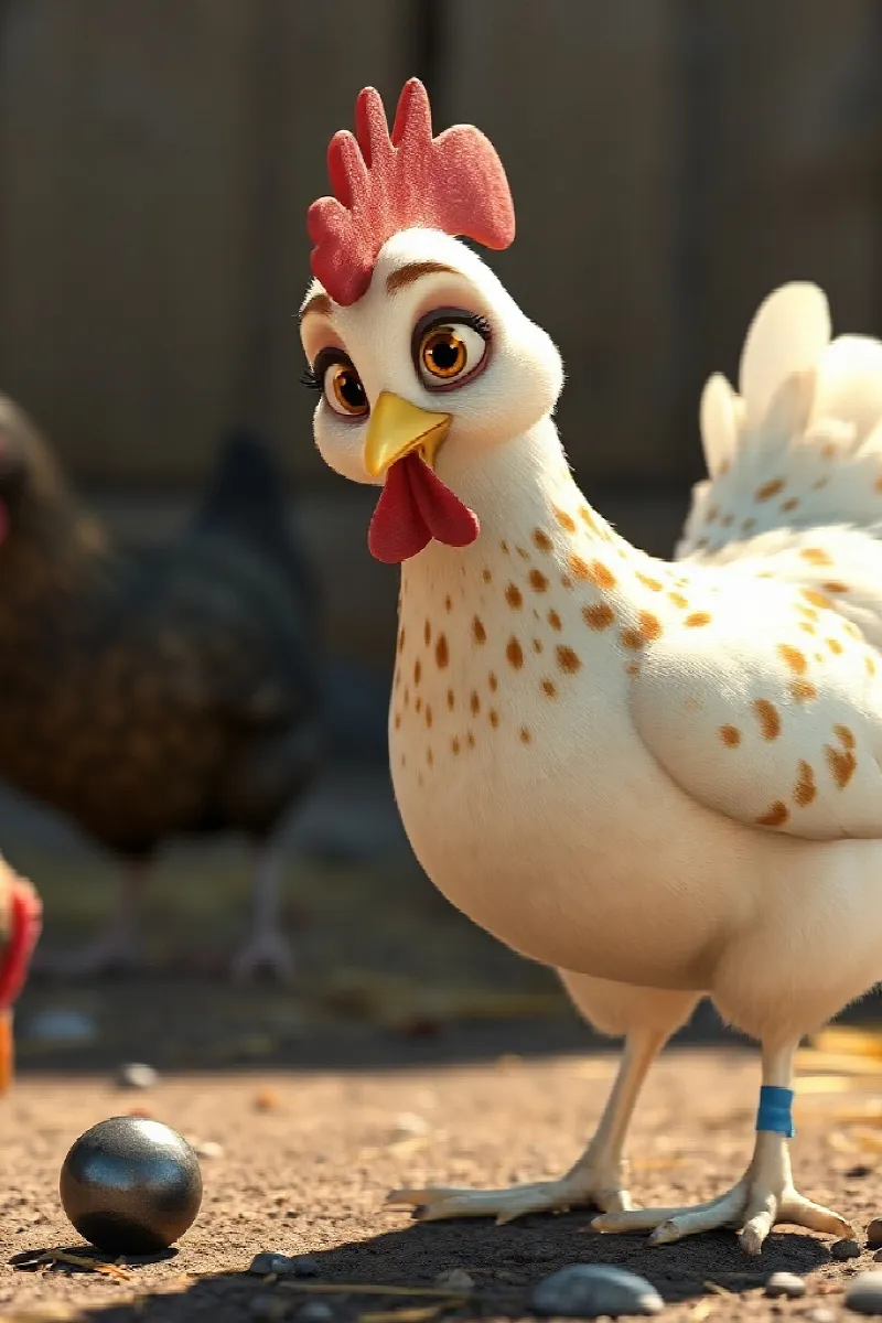 Kız ve Tavuk masalından 2. resim
