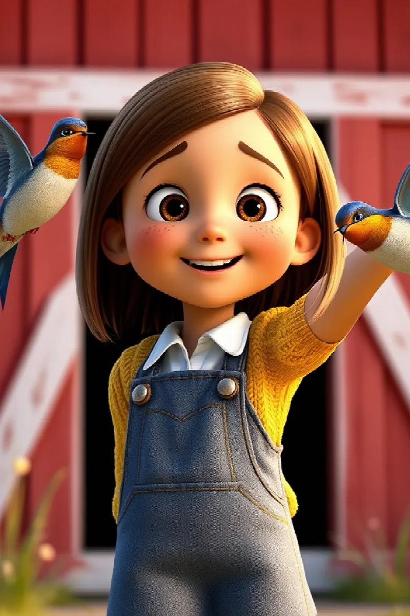 Picture 3 from the tale The Girl and the Barn Swallow