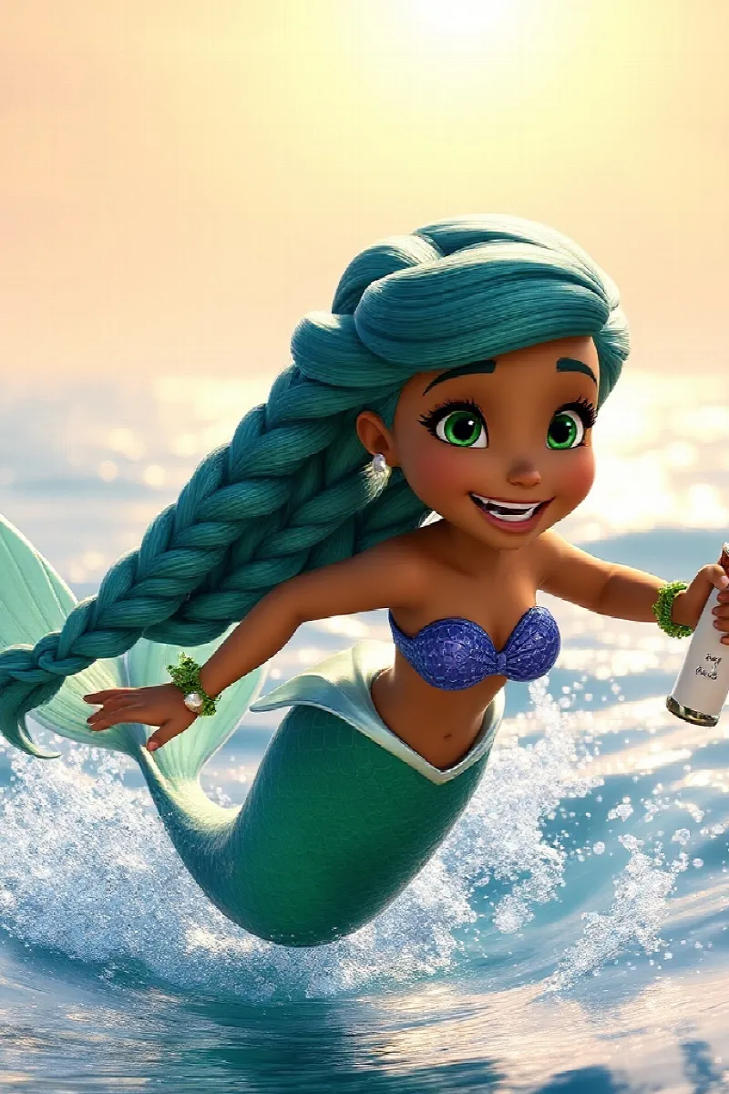 Picture 2 from the tale The Mermaid's Mountain Holiday
