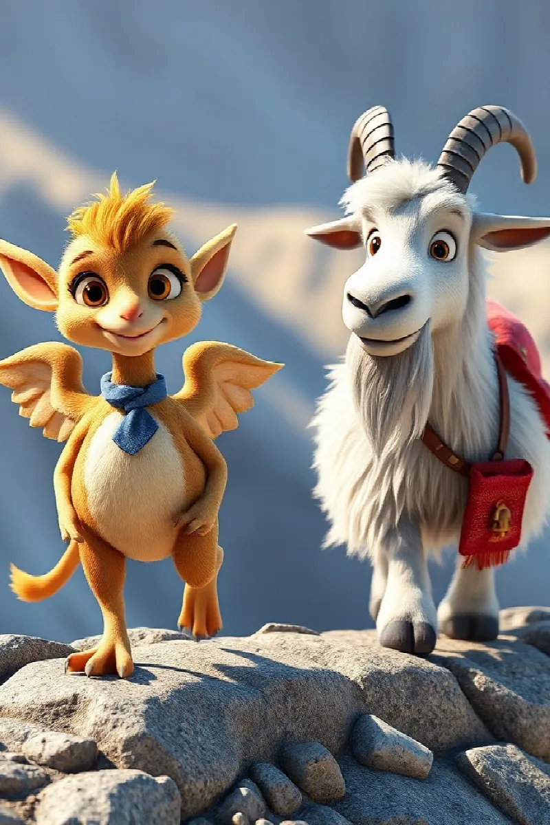 Picture 3 from the tale The Little Griffin's Friend