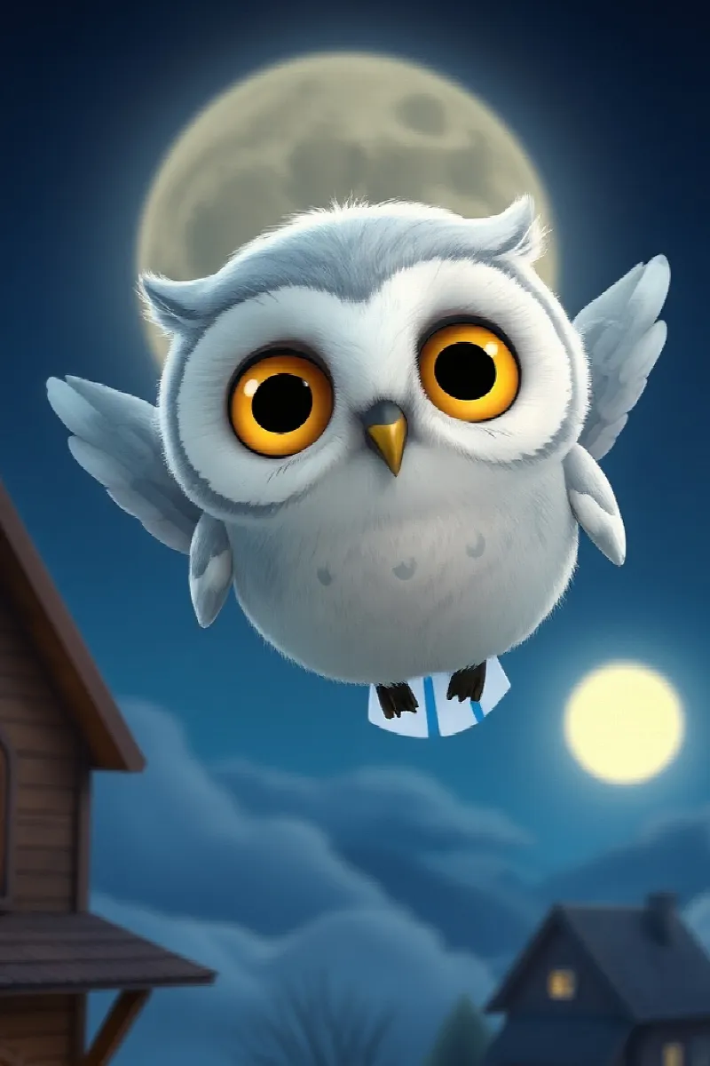 Picture 1 from the tale The Little Moon Owl