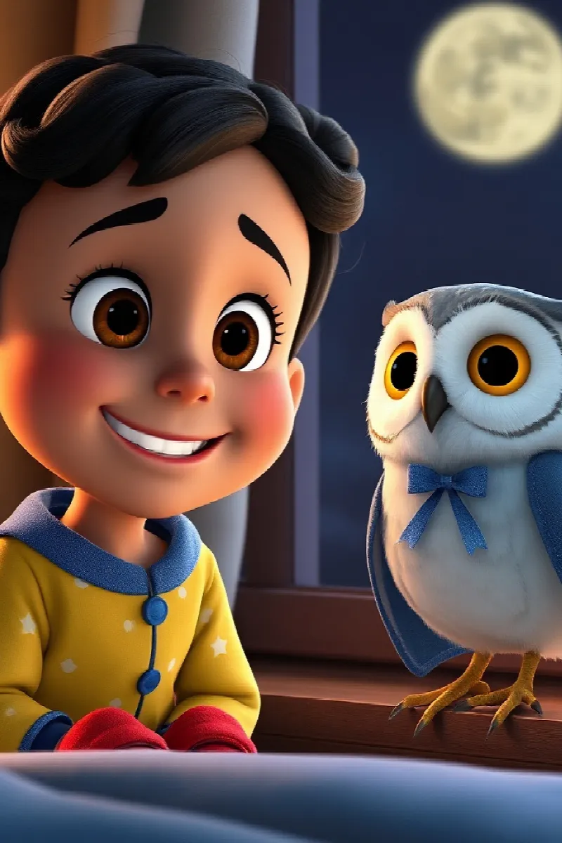 Picture 4 from the tale The Little Moon Owl