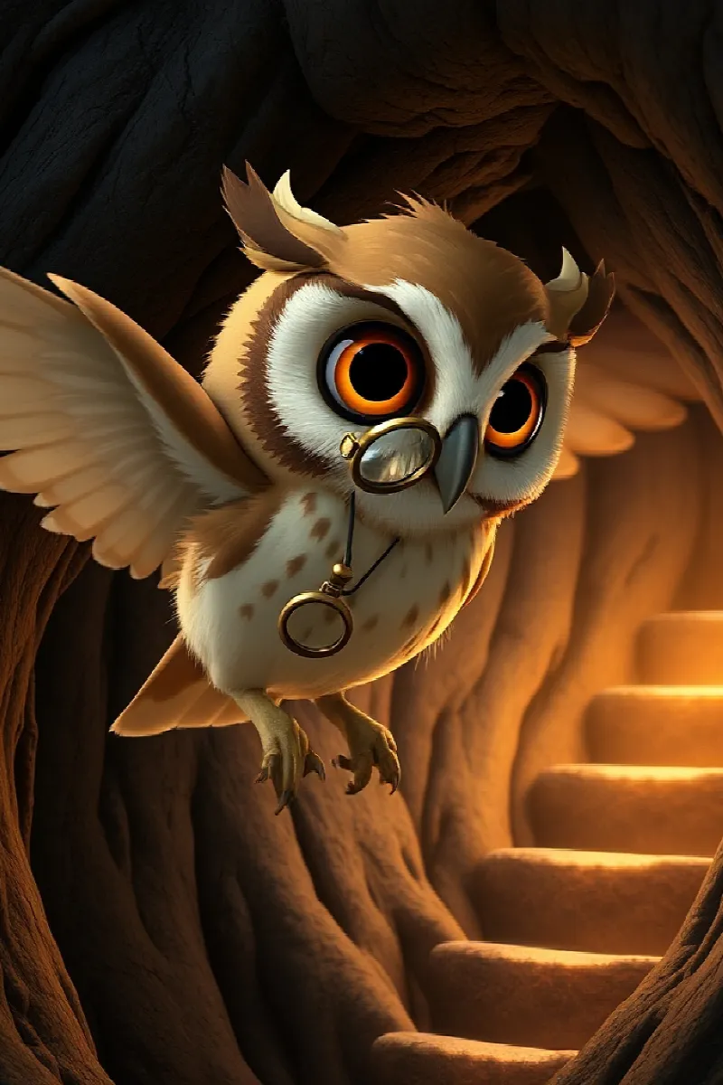 Picture 2 from the tale The Owl's Golden Library