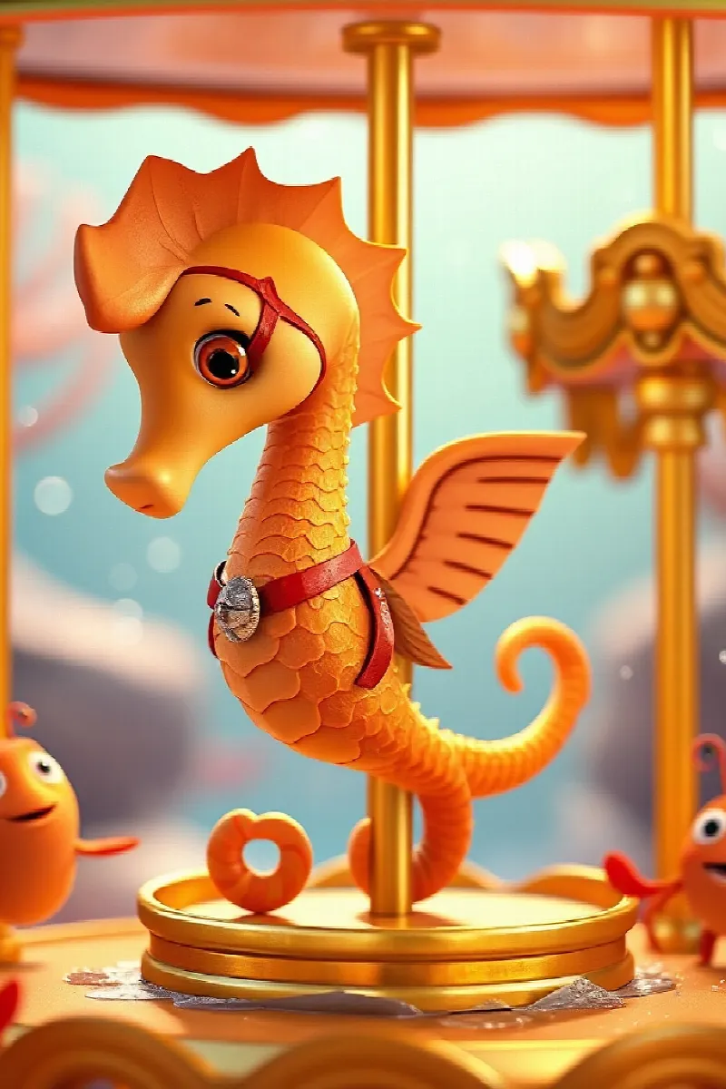 Picture 1 from the tale The Seahorse Carousel