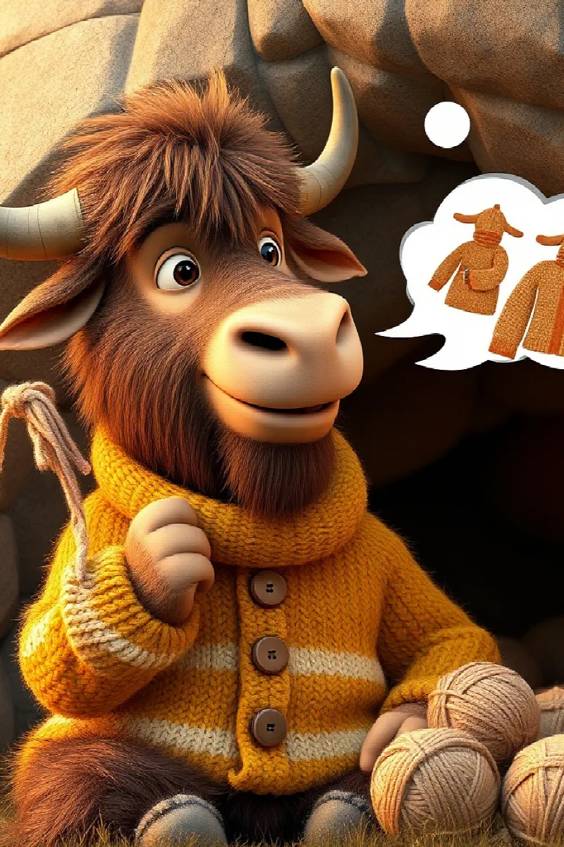 Picture 2 from the tale The Yak's Woolly Sweater
