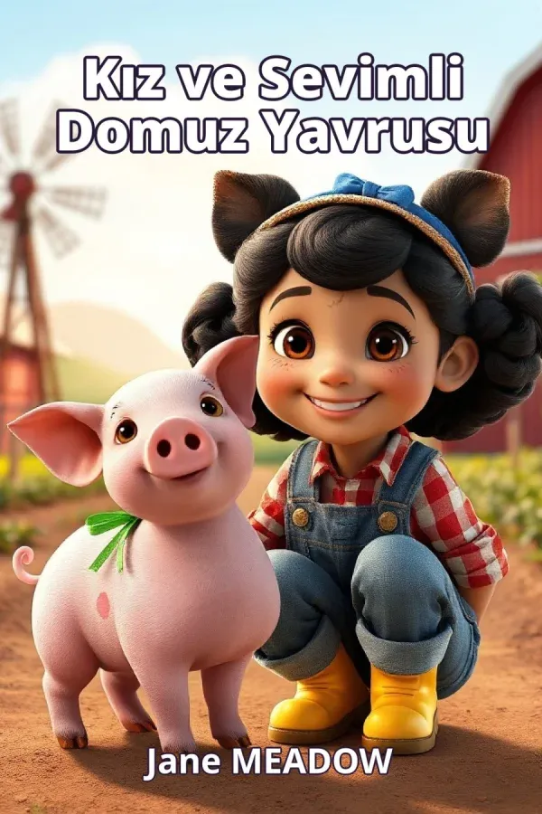 Kız ve Sevimli Domuz Yavrusu