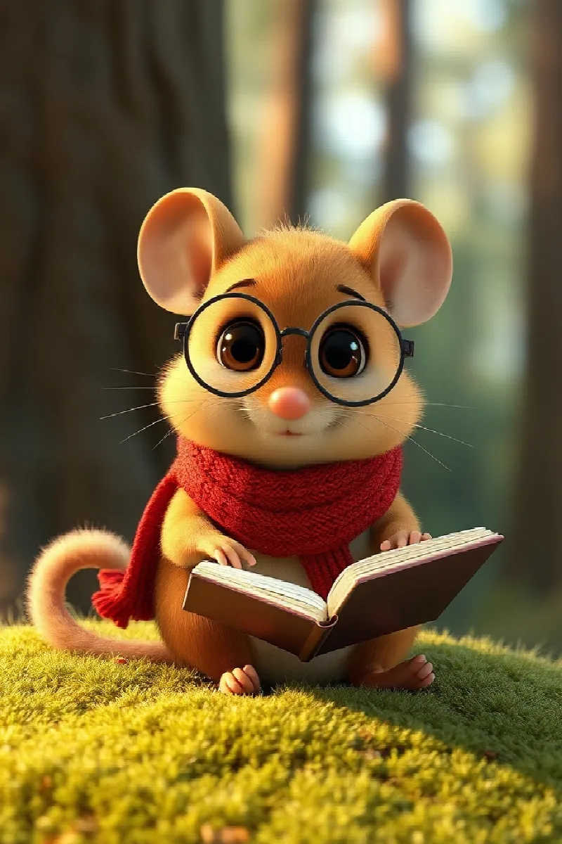 Picture 1 from the tale The Little Dormouse
