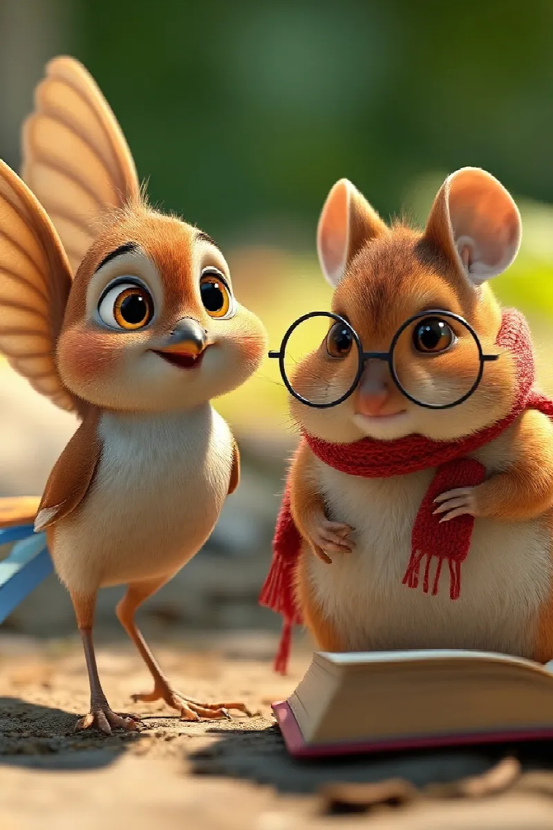 Picture 3 from the tale The Little Dormouse