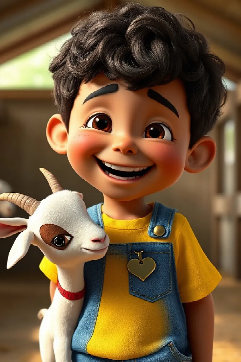 Picture 2 from the tale The Boy and the Little Goat