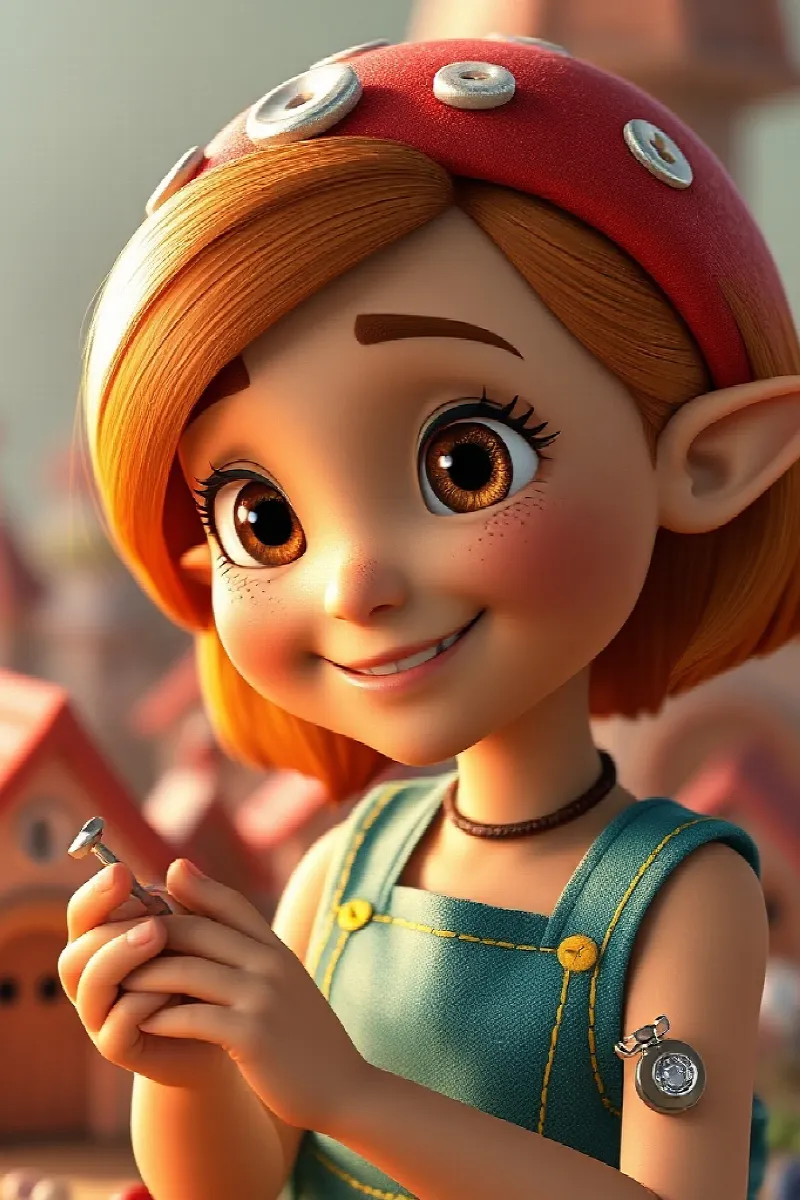 Picture 2 from the tale The Button Village