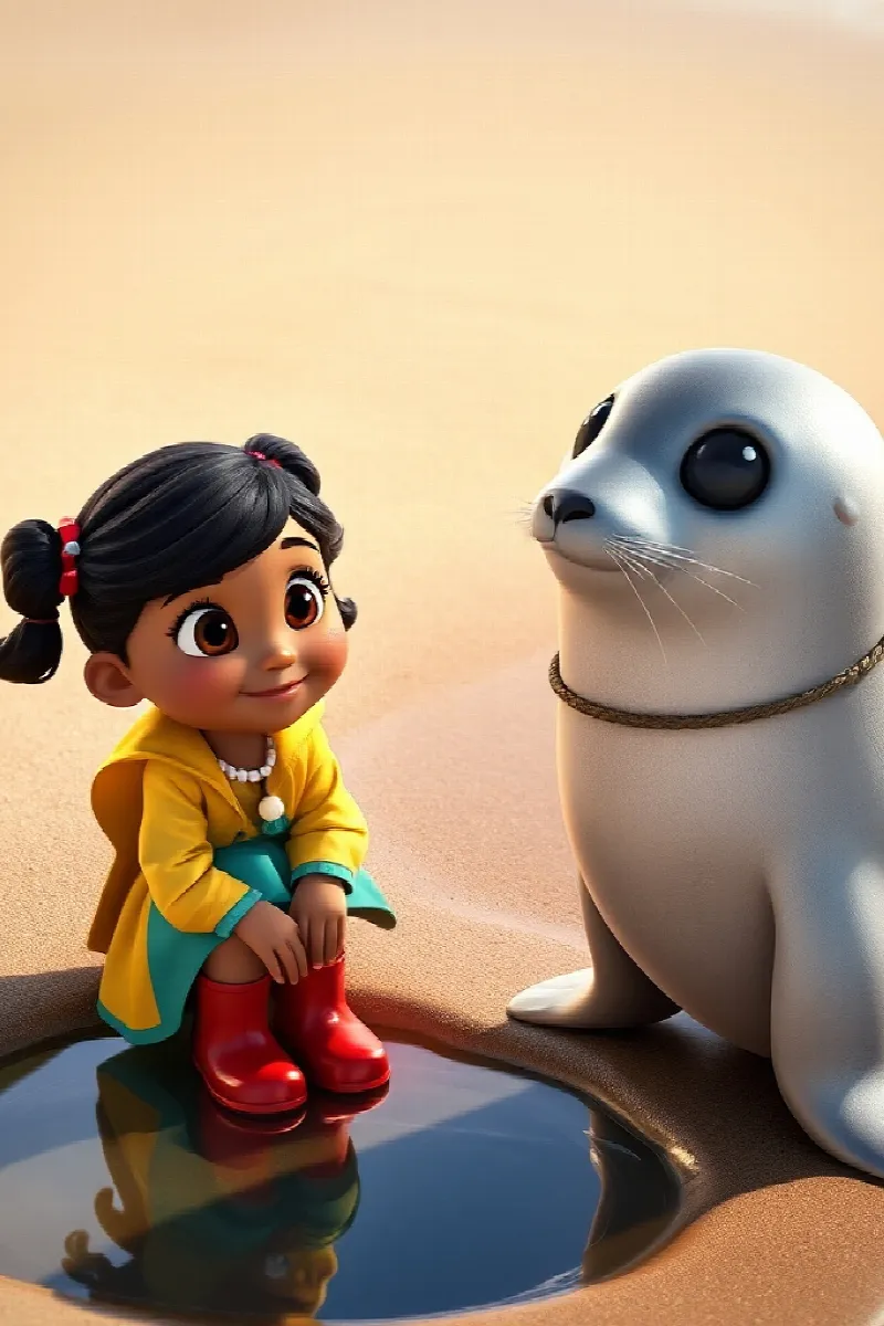 Picture 2 from the tale The Girl and the Magic Seal