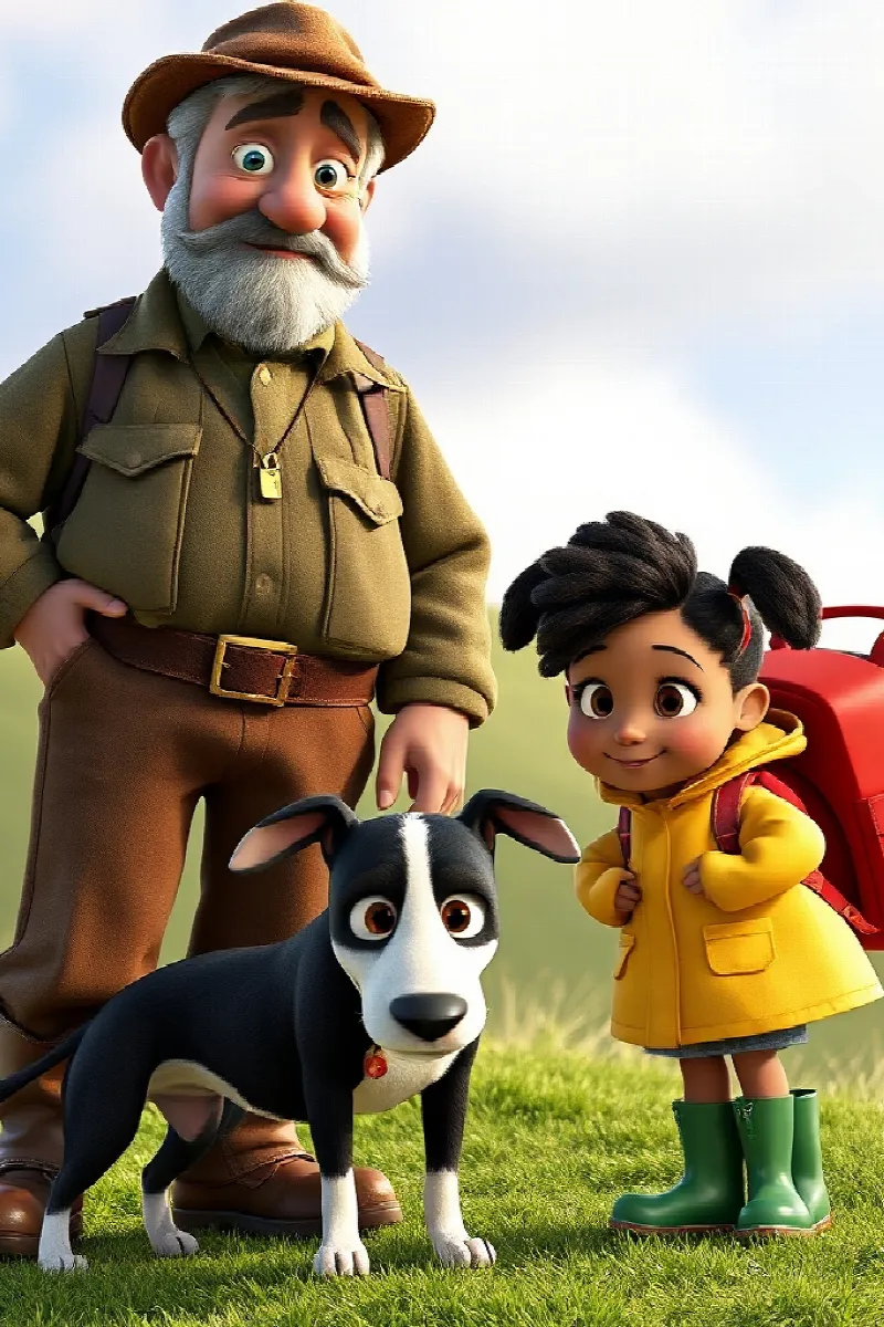 Picture 2 from the tale The Girl and the Sheepdog