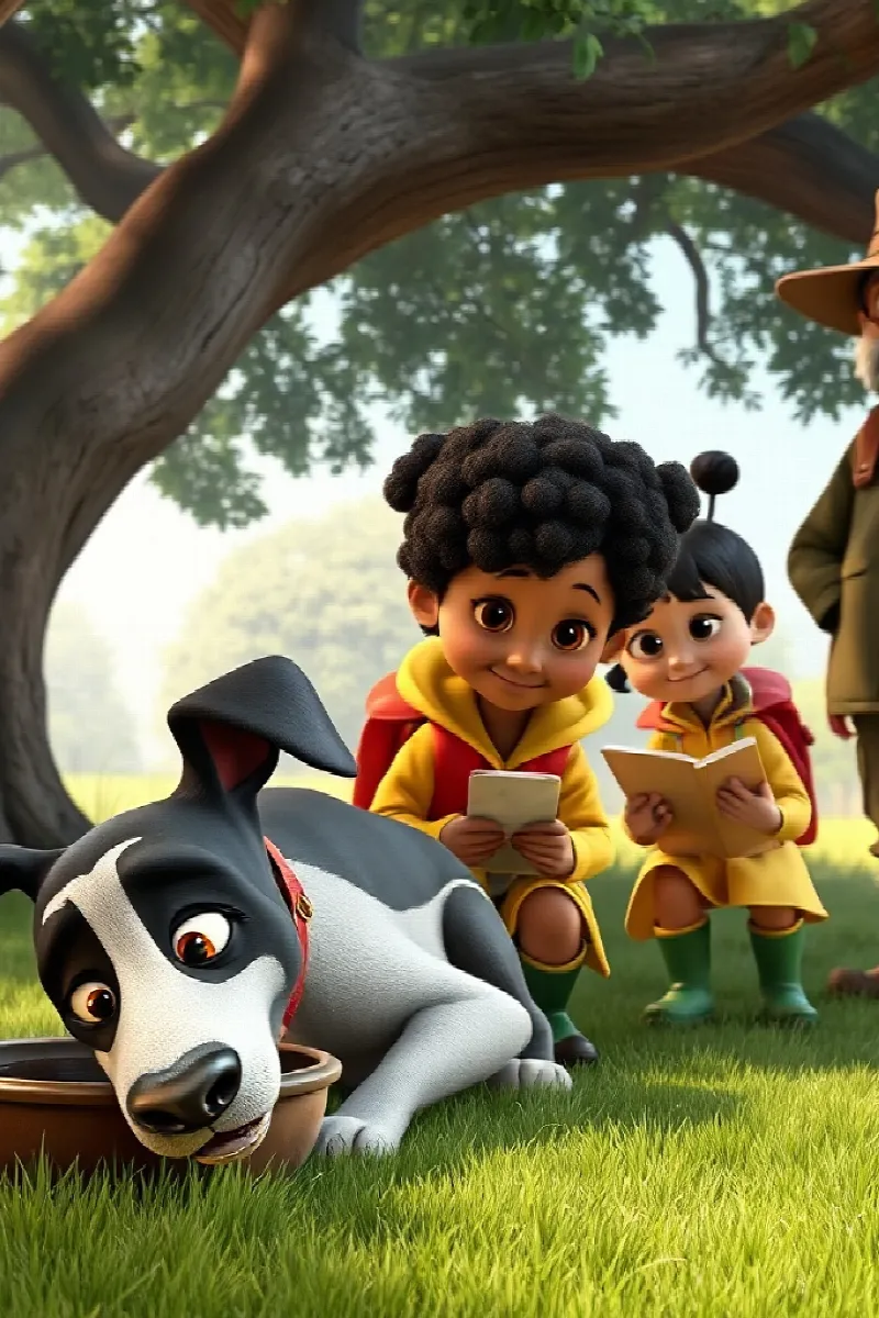 Picture 4 from the tale The Girl and the Sheepdog