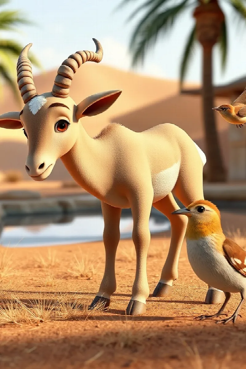 Picture 2 from the tale The Little Addax