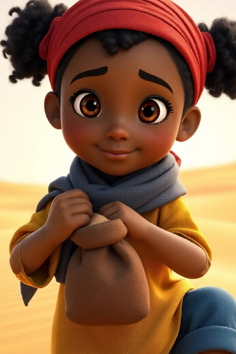 Picture 1 from the tale The Little Sand Painter