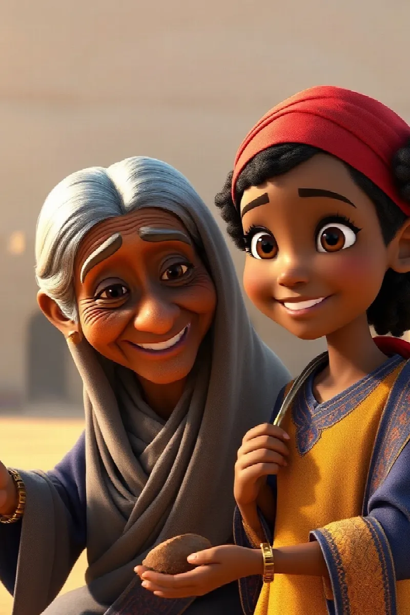 Picture 3 from the tale The Little Sand Painter