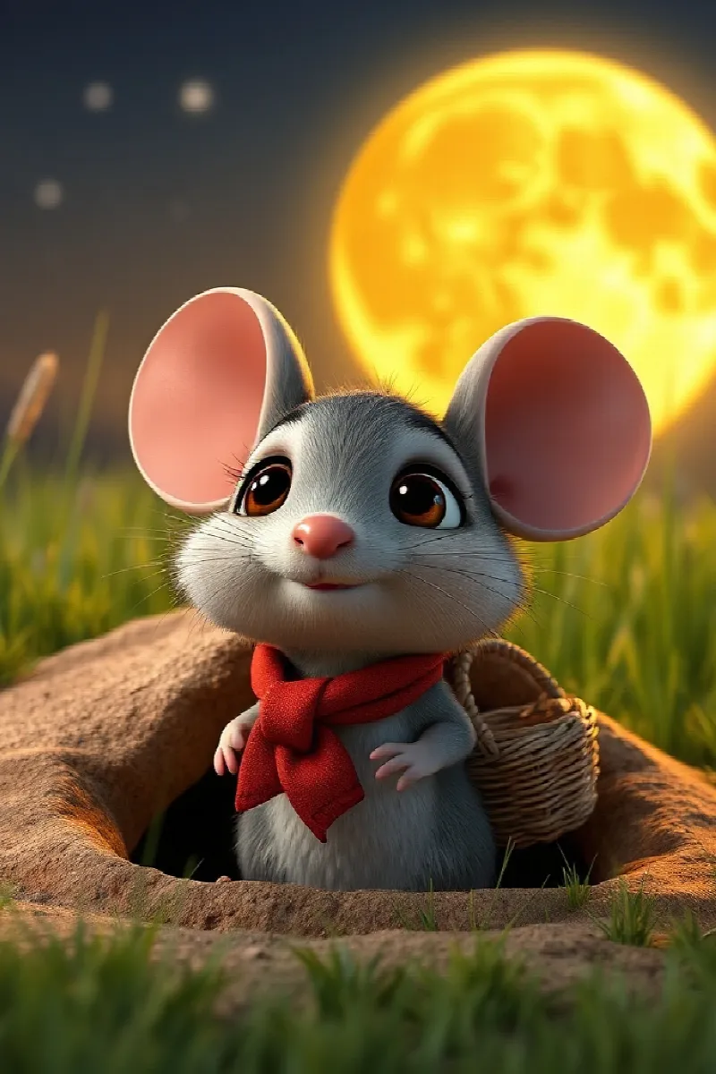Picture 1 from the tale The Mouse's Moon Picnic