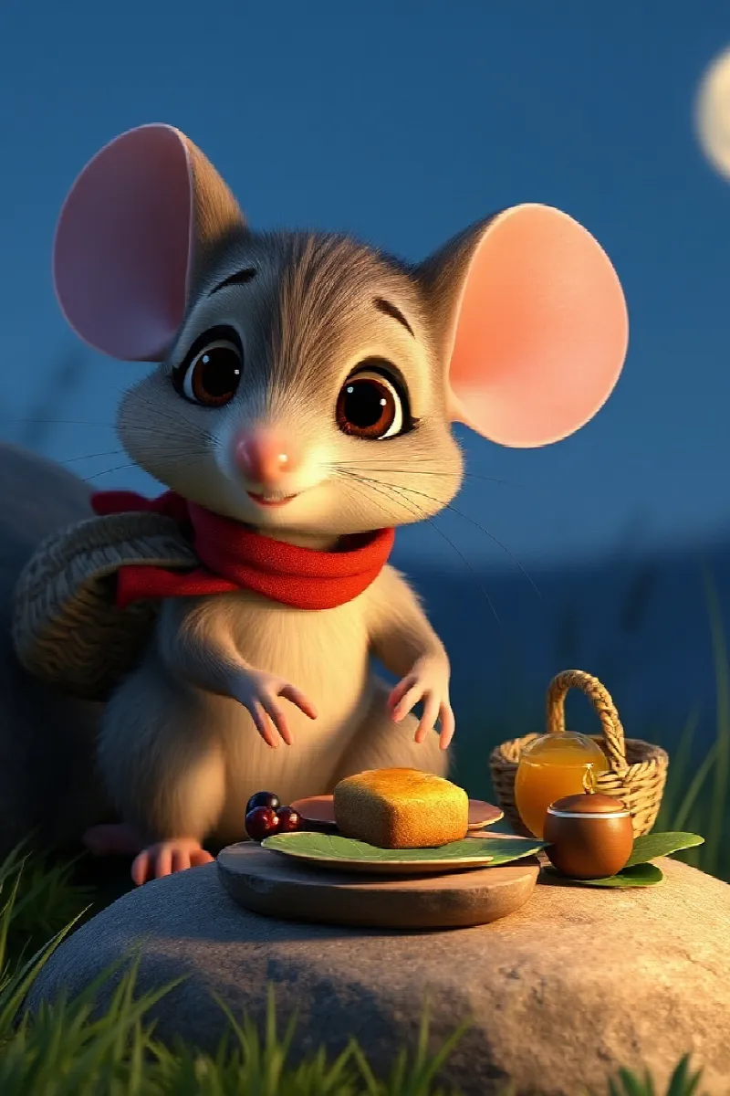 Picture 3 from the tale The Mouse's Moon Picnic
