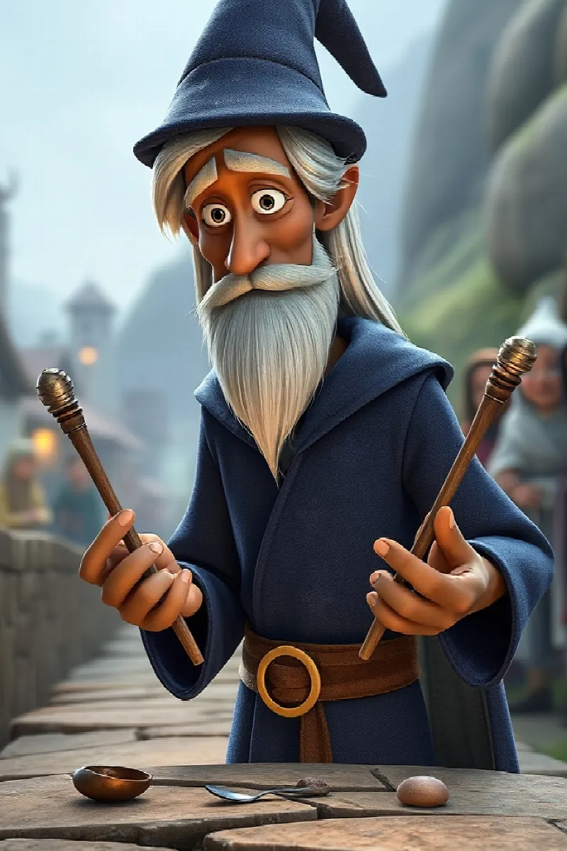 Picture 3 from the tale The Sorcerer's Broken Wand