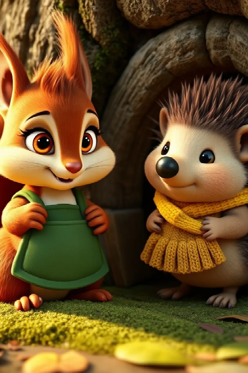 Picture 2 from the tale The Squirrel's Secret Recipe