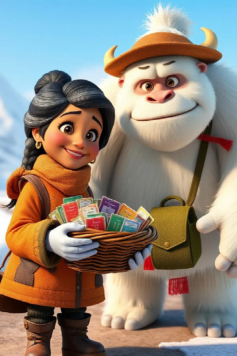 Yeti'nin Yaz Bahçesi masalından 2. resim