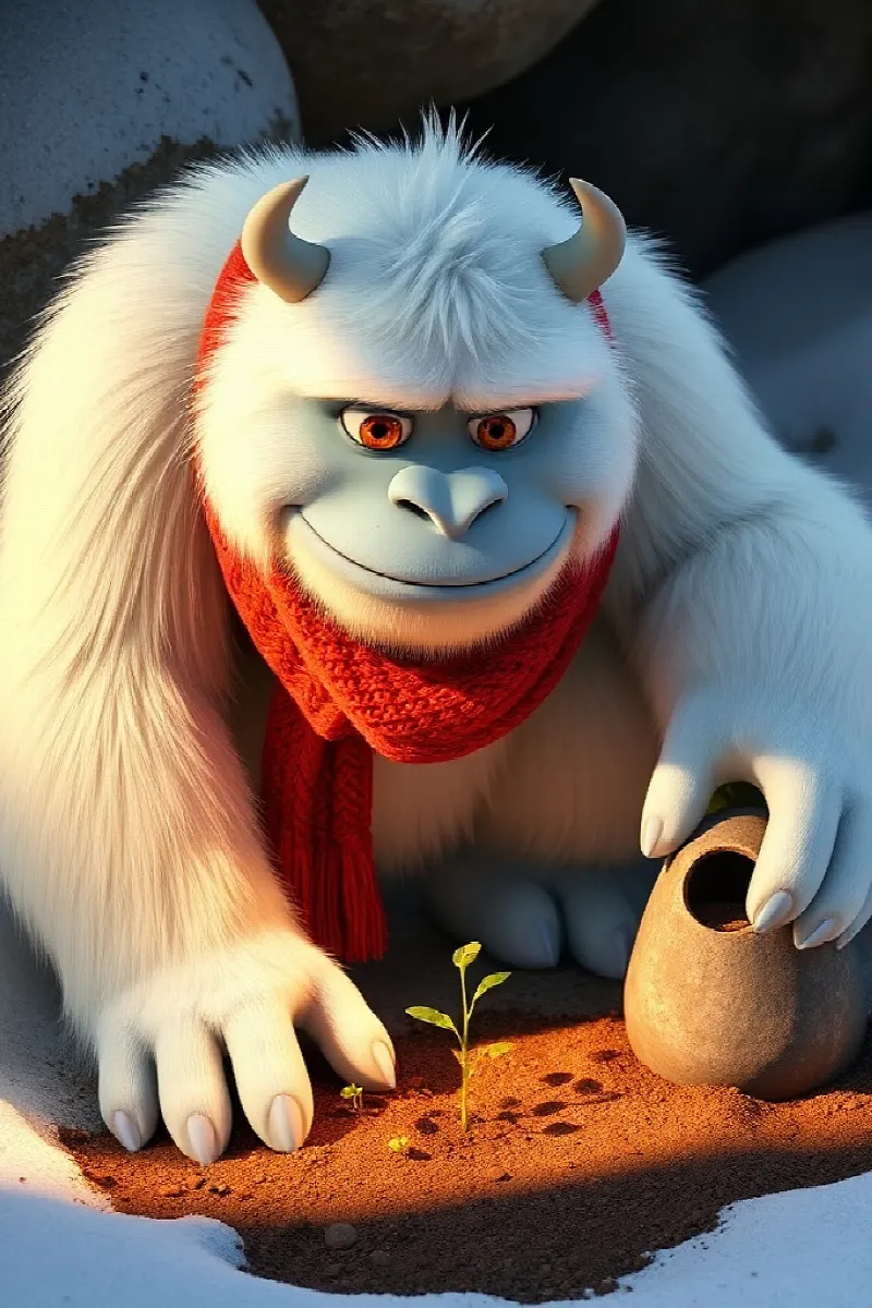 Yeti'nin Yaz Bahçesi masalından 4. resim