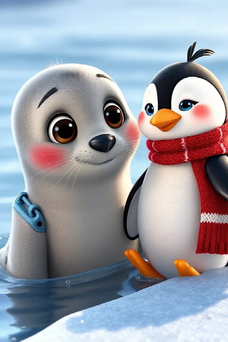 Fokun Penguen Arkadaşı masalından 2. resim