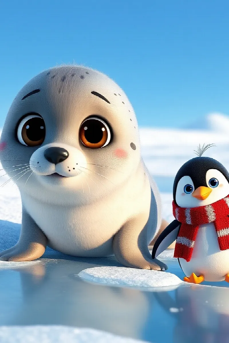 Fokun Penguen Arkadaşı masalından 3. resim