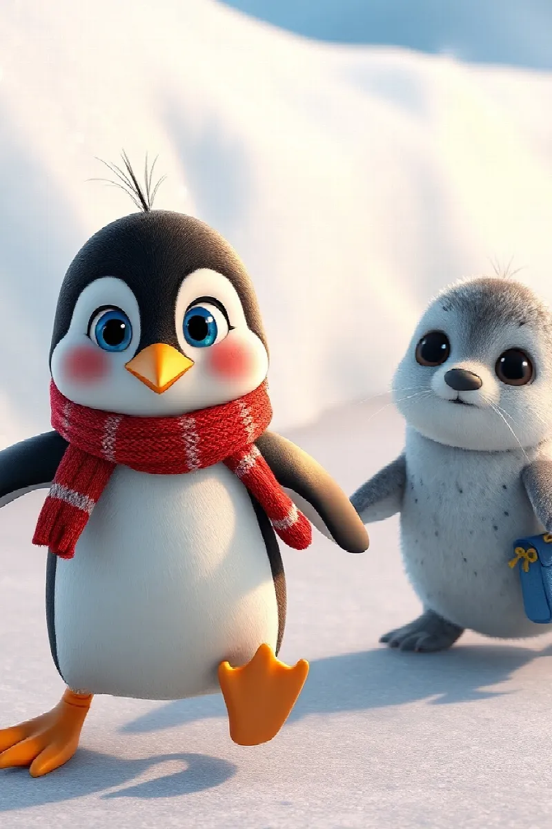 Fokun Penguen Arkadaşı masalından 4. resim