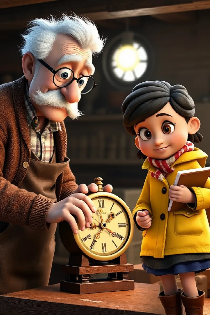 Küçük Saat Dedektifi masalından 3. resim