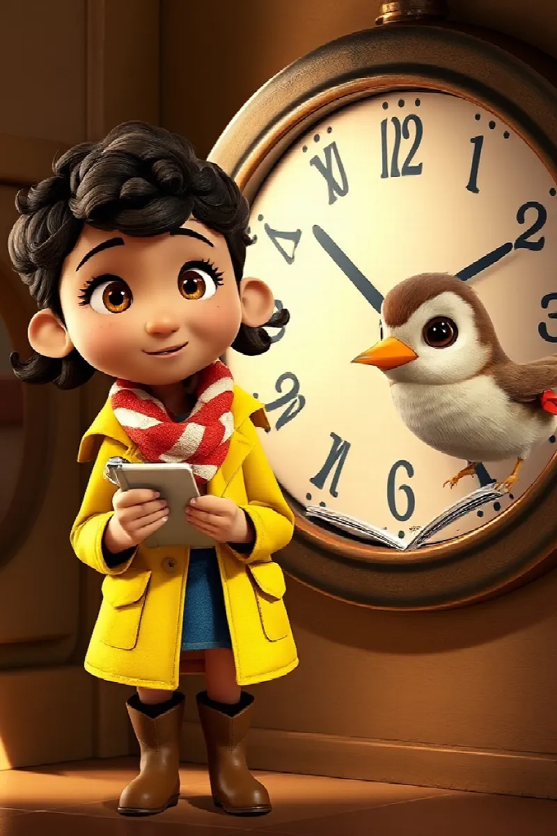 Küçük Saat Dedektifi masalından 4. resim
