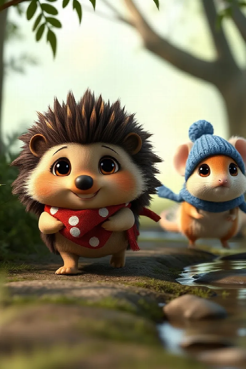 Picture 4 from the tale The Little Hedgehog's Secret