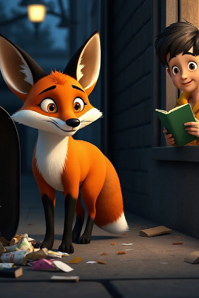 Picture 4 from the tale The Boy and the Fox