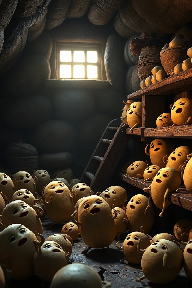 Picture 1 from the tale The Dancing Potatoes