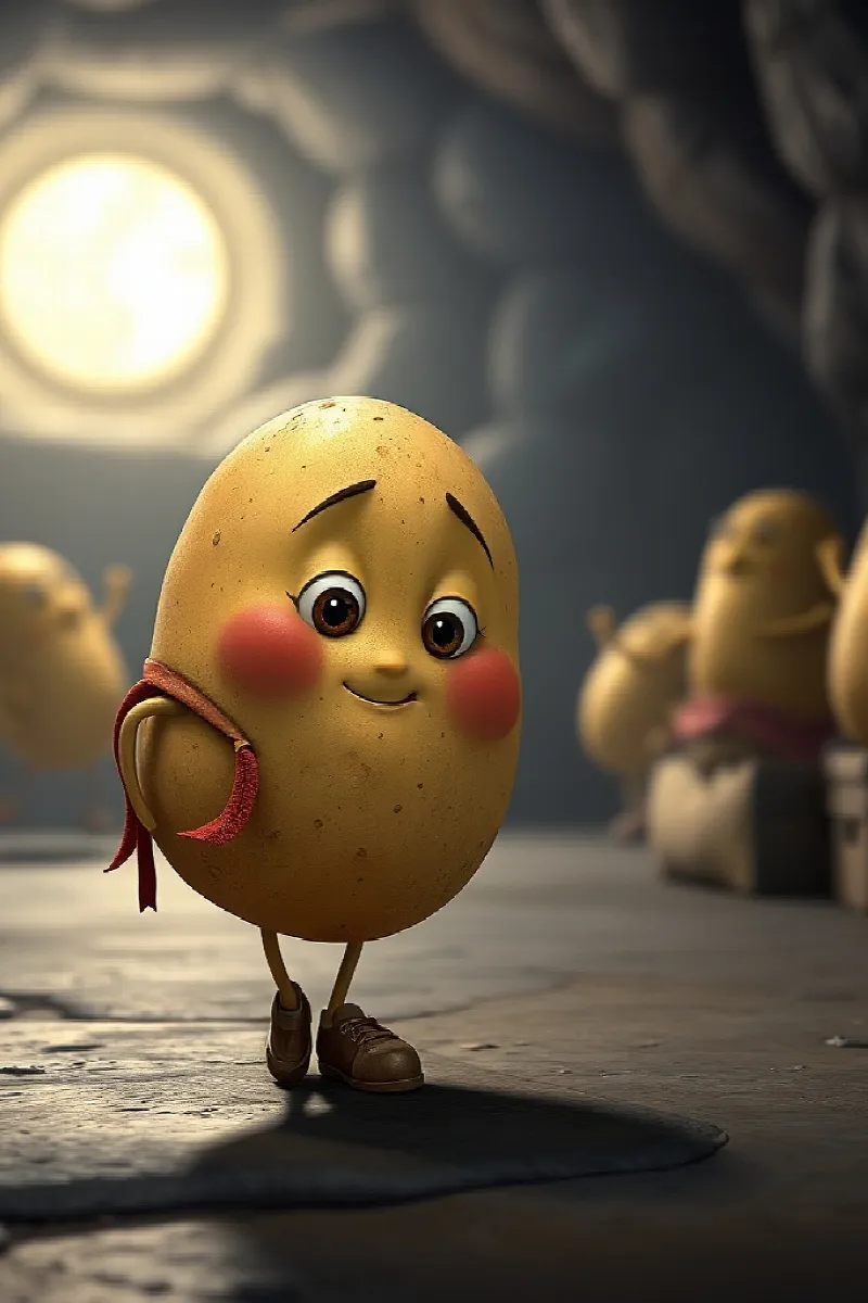 Picture 2 from the tale The Dancing Potatoes