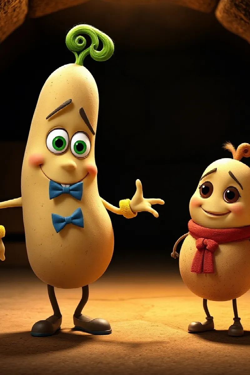 Picture 3 from the tale The Dancing Potatoes