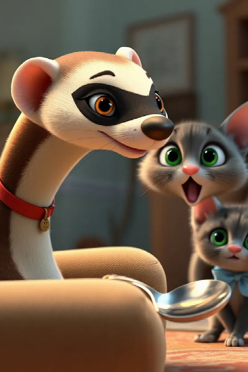 Picture 4 from the tale The Ferret's Missing Sock