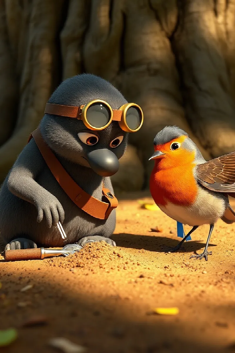 Picture 2 from the tale The Mole's Silver Key