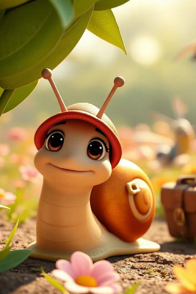 Picture 1 from the tale The Snail's Speedy Delivery